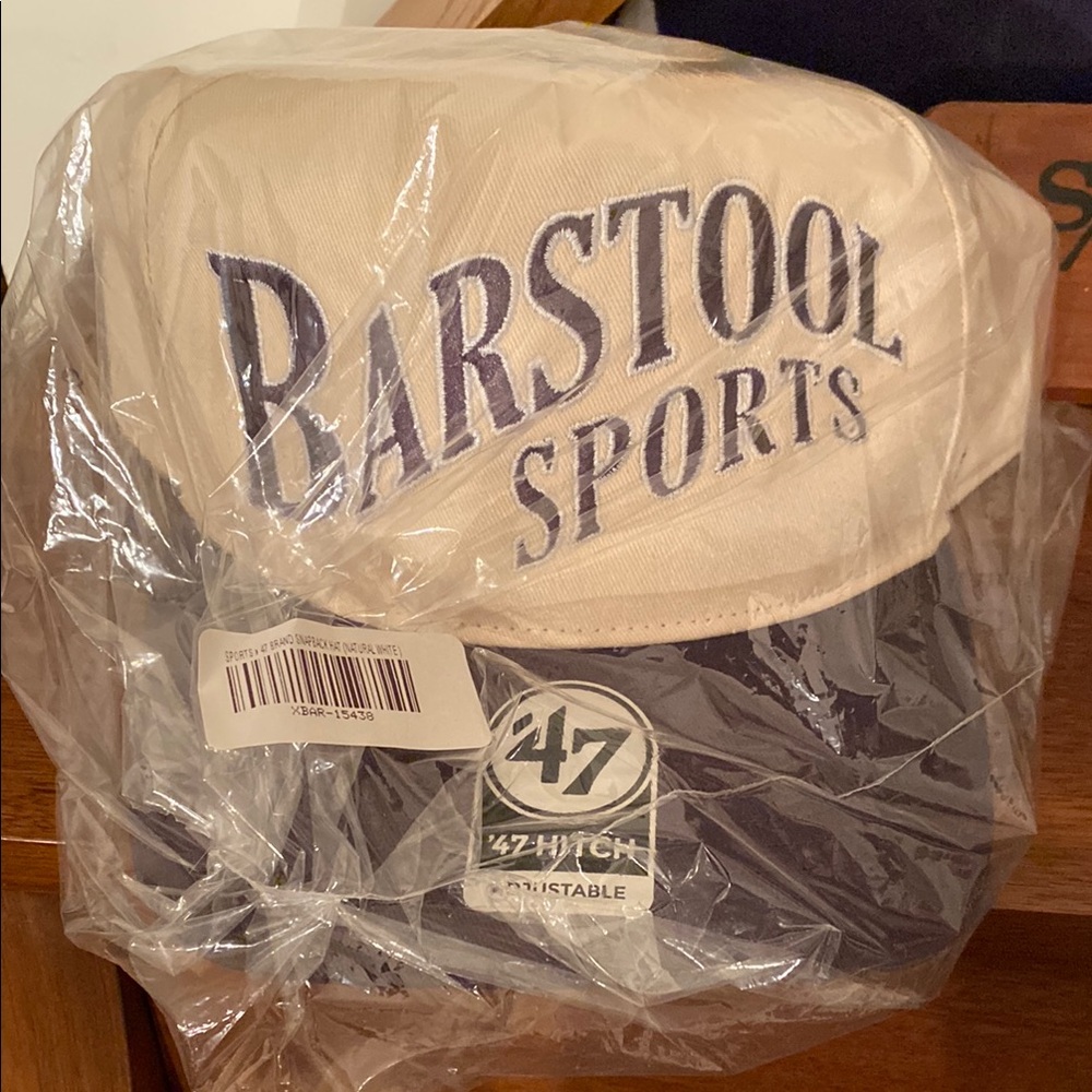 47 Brand Barstool Sports Cream and Blue Cap